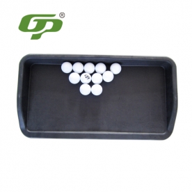 厂家直销 高尔夫PU橡胶硅发球盒 golf练习场用品 打击垫装球盒